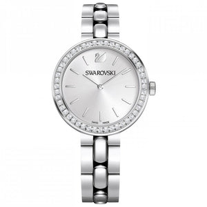 Swarovski Daytime Crystal Silver Dial Silver Steel Strap Watch for Women - 5095600 Authentic Buy Shop Now