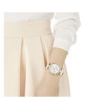 Swarovski Era Journey Silver Dial White Leather Strap Watch for Women - 5295369 Authentic Buy Shop Now