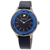 Swarovski Octea Nova Blue Dial Blue Leather Strap Watch for Women - 5295349 Authentic Buy Shop Now