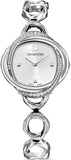 Swarovski Crystal Flower Silver Dial Silver Steel Strap Watch for Women - 5547622 Authentic Buy Shop Now