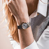 Tissot T Classic Carson Lady Premium Silver Dial Two Tone Steel Strap Watch For Women - T122.210.22.033.00 Authentic Buy Shop Now