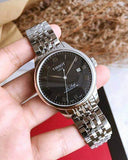 Tissot Le Locle Automatic Lady Black Dial Silver Steel Strap Watch For Women - T006.207.11.058.00 Authentic Buy Shop Now