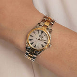 Tissot T Wave Lady White Mother of Pearl Dial Two Tone Steel Strap Watch For Women - T112. 210. 22. 113. 00 Authentic Buy Shop Now