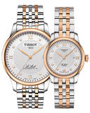Tissot T Classic Le Locle Automatic Lady Silver Dial Two Tone Steel Strap Watch For Women - T006.207.22.036.00 Authentic Buy Shop Now