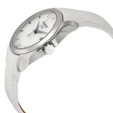 Tissot Couturier Lady Silver Dial White Leather Strap Watch For Women - T035.210.16.011.00 Authentic Buy Shop Now