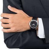 Tissot T Trend Couturier Black Dial Black Leather Strap Watch For Women - T035.210.16.051.00 Authentic Buy Shop Now