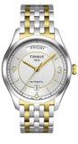 Tissot T Classic T One Automatic Silver Dial Two Tone Steel Strap Watch For Men - T038.430.22.037.00 Authentic Buy Shop Now