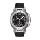 Tissot T Race Chronograph Black Dial Black Rubber Strap Watch for Women - T048.217.17.057.00 Authentic Buy Shop Now