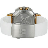 Tissot T Race Chronograph White Dial White Rubber Strap Watch for Women - T048.217.27.017.00 Authentic Buy Shop Now