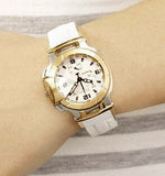 Tissot T Race Chronograph White Dial White Rubber Strap Watch for Women - T048.217.27.017.00 Authentic Buy Shop Now