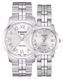 Tissot T Classic PR100 Silver Dial Silver Steel Strap Watch For Women - T049.210.11.033.00 Authentic Buy Shop Now
