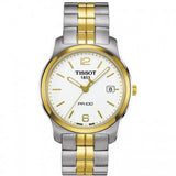 Tissot T Classic PR100 White Dial Two Tone Steel Strap Watch For Women - T049.210.22.032.00 Authentic Buy Shop Now