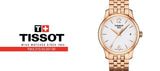 Tissot T Classic Tradition Lady White Dial Rose Gold Steel Strap Watch for Women - T063.210.33.037.00 Authentic Buy Shop Now