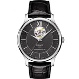 Tissot Tradition Powermatic 80 Open Heart Automatic Watch For Men - T063.907.16.058.00 Authentic Buy Shop Now