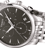 Tissot T Classic Tradition Chronograph Black Dial Silver Steel Strap Watch For Men - T063.617.11.067.00 Authentic Buy Shop Now