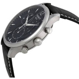Tissot T Classic Tradition Chronograph Black Dial Black Leather Strap Watch For Men - T063.617.16.057.00 Authentic Buy Shop Now