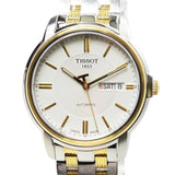 Tissot T Classic Automatics III White Dial Two Tone Steel Strap Watch For Men - T065.430.22.031.00 Authentic Buy Shop Now