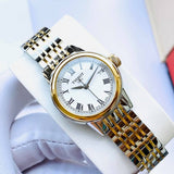 Tissot Carson Lady White Dial Two Tone Steel Strap Watch For Women - T085.210.22.013.00 Authentic Buy Shop Now