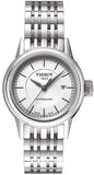 Tissot T Classic Carson Automatic White Dial Silver Steel Strap Watch For Women - T085.207.11.011.00 Authentic Buy Shop Now