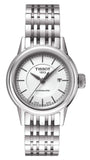 Tissot T Classic Carson Automatic White Dial Silver Steel Strap Watch For Women - T085.207.11.011.00 Authentic Buy Shop Now