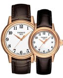 Tissot T Classic Carson Quartz White Dial Brown Leather Strap Watch for Men - T085.410.36.012.00 Authentic Buy Shop Now