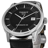Tissot T Classic Luxury Black Dial Black Leather Strap Watch For Men - T086.407.16.051.00 Authentic Buy Shop Now