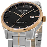 Tissot Luxury Powermatic 80 Black Dial Silver Steel Strap Watch For Men - T086.407.22.051.00 Authentic Buy Shop Now