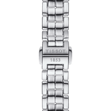 Tissot T Lady Flamingo Mother of Pearl Blue Dial Silver Steel Strap Watch For Women - T094.210.11.121.00 Authentic Buy Shop Now