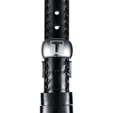 Tissot T Lady Flamingo Black Dial Black Leather Strap Watch For Women - T094.210.16.051.00 Authentic Buy Shop Now