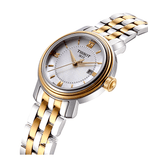 Tissot T Classic Bridgeport Lady White Mother of Pearl Dial Watch For Women - T097.010.22.118.00 Authentic Buy Shop Now