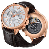 Tissot Des Tourelles Chronograph Silver Dial Brown Leather Strap Watch For Men - T099.427.36.038.00 Authentic Buy Shop Now