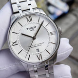 Tissot T Classic Chemin Des Tourelles Silver Dial Silver Steel Strap Watch For Men - T099.408.11.038.00 Authentic Buy Shop Now
