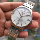 Tissot T Classic Chemin Des Tourelles Silver Dial Silver Steel Strap Watch For Men - T099.408.11.038.00 Authentic Buy Shop Now