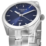 Tissot PR 100 Lady Blue Dial Quartz Watch For Women - T101.210.11.041.00 Authentic Buy Shop Now