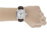Tissot PR 100 Sport Silver Dial Brown Leather Strap Watch For Men - T101.610.16.031.00 Authentic Buy Shop Now