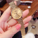 Tissot T Classic Everytime Desire Small Gold Dial Gold Mesh Bracelet Watch For Women - T109.210.33.021.00 Authentic Buy Shop Now