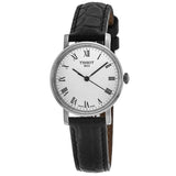 Tissot Everytime Small White Dial Black Leather Strap Watch For Women - T109.210.16.033.00 Authentic Buy Shop Now