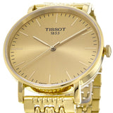 Tissot T Classic Everytime Medium Gold Dial Gold Mesh Bracelet Watch For Men - T109.410.33.021.00 Authentic Buy Shop Now