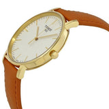 Tissot T Classic Everytime White Dial Brown Leather Strap Watch For Men - T109.410.36.031.00 Authentic Buy Shop Now