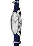 Tissot T Classic Everytime Large White Dial Blue NATO Strap Watch For Men - T109.610.17.037.00 Authentic Buy Shop Now