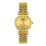 Tissot T Classic Everytime Desire Small Gold Dial Gold Mesh Bracelet Watch For Women - T109.210.33.021.00 Authentic Buy Shop Now