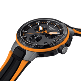 Tissot T Race Cycling Chronograph Black Dial Two Tone Rubber Strap Watch For Men - T111.417.37.441.04 Authentic Buy Shop Now