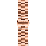 Tissot T Wave Rose Gold Dial Rose Gold Steel Strap Watch For Women - T112.210.33.456.00 Authentic Buy Shop Now