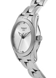 Tissot T Wave Diamonds White Dial Silver Steel Strap Watch For Women - T112.210.11.036.00 Authentic Buy Shop Now