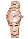 Tissot T Wave Rose Gold Dial Rose Gold Steel Strap Watch For Women - T112.210.33.456.00 Authentic Buy Shop Now