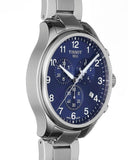 Tissot T Sport Chrono XL Classic Blue Dial Silver Steel Strap Watch For Men - T116.617.11.047.01 Authentic Buy Shop Now
