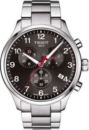 Tissot Chrono XL Quartz Asian Games Edition Black Dial Silver Steel Strap Watch For Men - T116.617.11.057.02 Authentic Buy Shop Now