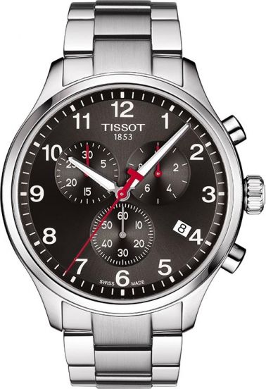 Tissot Chrono XL Quartz Asian Games Edition Black Dial Silver Steel Strap Watch For Men - T116.617.11.057.02 Authentic Buy Shop Now
