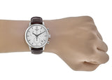 Tissot Chrono XL Silver Dial Brown Leather Strap Watch For Men - T116.617.16.037.00 Authentic Buy Shop Now