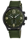 Tissot Chrono XL Green Dial Green NATO Strap Watch For Men - T116.617.37.097.00 Authentic Buy Shop Now